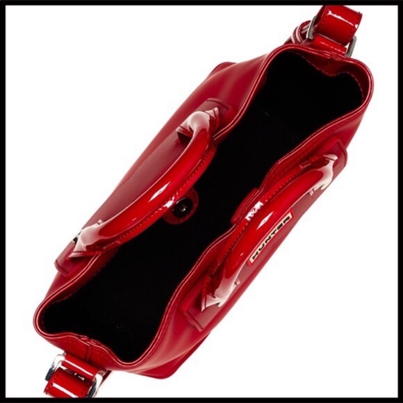HUNTER ORIGINAL RED RUBBER MINI CROSSBODY TOTE A3C - Picture 6 of 8